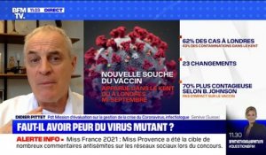 Professeur Didier Pittet: "Cette variante" du virus "est une succession de mutations"