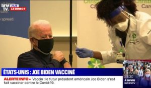 États-Unis: Joe Biden vacciné contre le Covid-19
