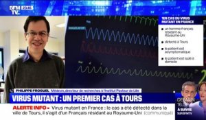 Premier cas du virus mutant en France: pour Philippe Froguel, directeur de recherches à l'Institut Pasteur de Lille, "ce n'est pas une énorme surprise"