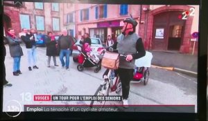 Emploi : après un tour de France à vélo pour trouver un emploi, un quinquagénaire décroche un CDI