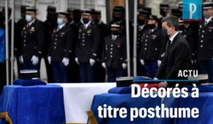 Hommage aux trois gendarmes tués : "ils ont donné leur vie pour accomplir leur mission"