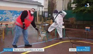 Essonne: Deux écoles maternelles incendiées à Étampes en moins d'une semaine dans cette ville - Une enquête a été ouverte - VIDEO