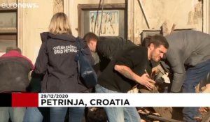 Croatie : la ville de Petrinja durement touchée par un violent séisme