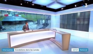 Landes : la tempête Bella provoque des inondations