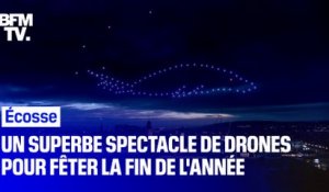 Les superbes images d’un spectacle de drones dans le ciel d’Édimbourg, en Écosse