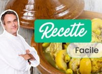Recette facile : tajine de poulet et citron confit - 750g