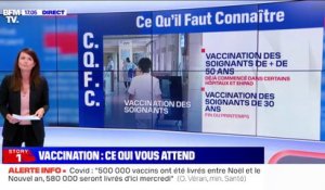 Soignants, personnes âgées, étudiants... Le calendrier de la vaccination contre le Covid-19