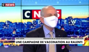 Axel Kahn, président de la Ligue nationale contre le cancer : «Il y a une menace importante celles des nouveaux variants (…) et par conséquent il y a une urgence qui est toute nouvelle qui amène à changer les priorités», dans #LaMatinale