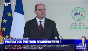 Covid-19: Jean Castex souligne des indicateurs "préoccupants" mais "moins dégradés" en France que chez nos voisins