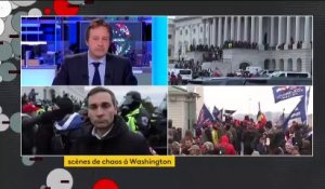 Etats-Unis : découvrez les images du journaliste de France 2 au milieu des assaillants du Capitole
