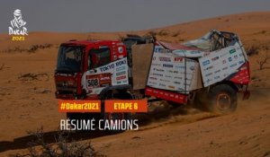 #DAKAR2021 - Étape 6 - Al Qaisumah / Ha’il - Résumé Camion