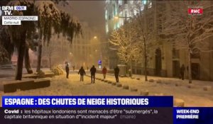 L'Espagne connaît des chutes de neige historiques