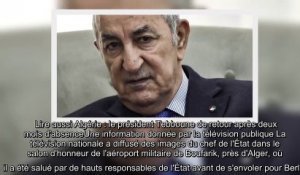 Algérie - le président Tebboune retourne en Allemagne à cause du Covid-19