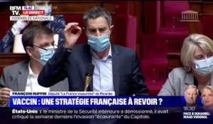 François Ruffin (LFI) sur un vaccin français: "Qu'a fait Sanofi depuis 10 ans ? Ses dirigeants ont licencié la moitié de leurs chercheurs"