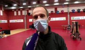 Eric Masson après la défaite d'Istres Tennis de Table contre Jura Morez