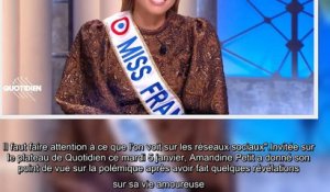 Miss France 2021 - Amandine Petit réagit à la polémique du centre commercial