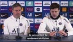 20e j. - Pochettino : "Je suis content du rendement de Kylian"