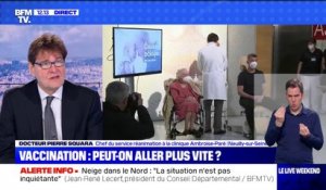 Vaccination anti-Covid: le Dr Pierre Squara affirme qu'il va devoir arrêter "lundi et mardi", faute de doses