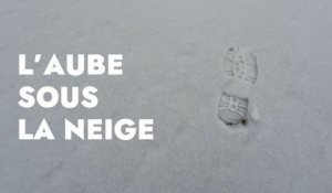 L’Aube sous la neige