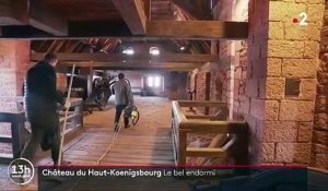 Alsace : le château du Haut-Koenigsbourg, fermé au public, reste animé