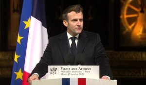 Emmanuel Macron: "Ne cédons à aucun court-termisme, à aucune impatience (...) et gardons ce sens du temps long"