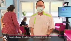 Vaccination : dans les Ehpad, certains reçoivent leur deuxième injection