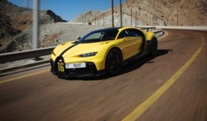 La Bugatti Chiron Pur Sport répète ses gammes dans les montagnes dubaïotes