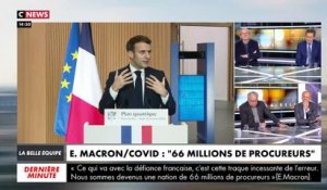 Polémique après la réponse d'Emmanuel Macron face aux critiques sur la gestion de la crise: "La France est devenue une nation de 66 millions de procureurs"