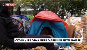 Covid : les demandes d'asile en nette baisse