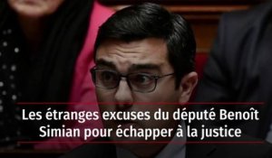 Les étranges excuses du député Benoît Simian pour échapper à la justice