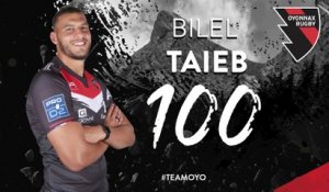 Bilel TAIEB a signé son 100eme match avec Oyonnax Rugby