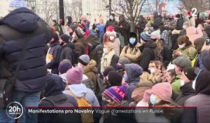 Russie : vague d’arrestations lors de manifestations pro-Navalny