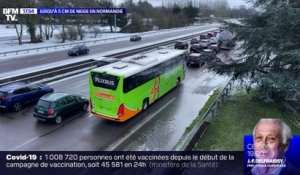 Jusqu'à 5 cm de neige en Normandie - 24/01