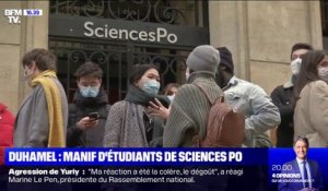 Affaire Olivier Duhamel: les étudiants de Sciences Po Paris manifestent pour demander la démission de leur directeur