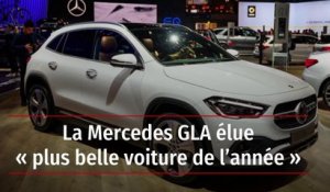 La Mercedes GLA élue « plus belle voiture de l’année »