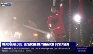 Yannick Bestaven, vainqueur du Vendée Globe 2020 à l'issue d'une nuit de folie