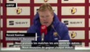 8es - Koeman : "Remporter la Coupe du Roi"