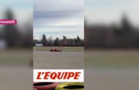 Sainz a piloté une Ferrari pour la première fois - Auto - F1