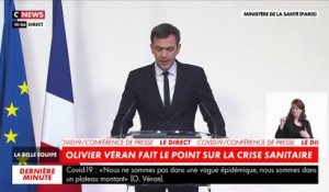 Regardez la conférence de presse du ministre de la Santé qui a fait le point en début d’après-midi sur la situation épidémiologique en France - VIDEO