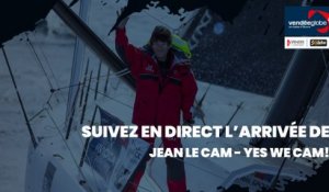 Live arrivée de Jean Le Cam Vendée Globe 2020-2021