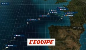 La carte 3D du 28 janvier - Voile - Vendée Globe