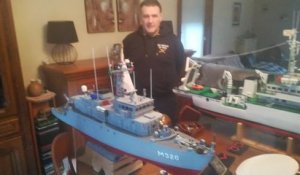 Fabrice Callens : de la force navale aux bateaux miniatures