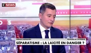 Le ministre Gerald Darmanin à propos du délit de séparatisme: "Toute personne qui fait pression sur le service public, c'est 5 ans de prison. Et s'il n'est pas Français, c'est dehors" - VIDEO