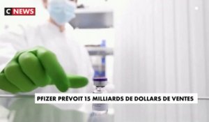 Pfizer prévoit 15 milliards de dollars de ventes