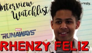 RUNAWAYS : La watchlist de Rhenzy Feliz