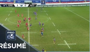 PRO D2 - Résumé FC Grenoble Rugby-AS Béziers Hérault: 34-19 - J18 - Saison 2020/2021