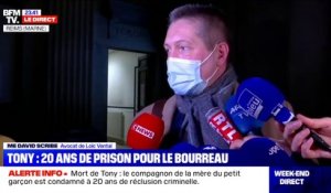 Procès Tony: Loïc Vantal est "satisfait" du jugement, selon son avocat