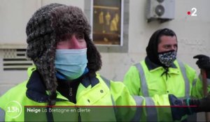 Vague de froid : la Bretagne face à des chutes de neige rares