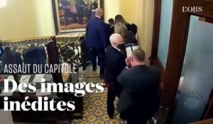 Mike Pence évacué du Capitole : des images inédites diffusées lors du procès de Donald Trump