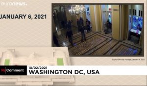 Destitution : le Sénat américain revit l'assaut du Capitole